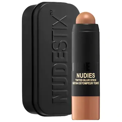 Shop Nudestix Tinted Blur Foundation Stick Nude Medium 5 0.2 oz / 6.2 G