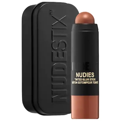 Shop Nudestix Tinted Blur Foundation Stick Nude Deep 8 0.2 oz / 6.2 G