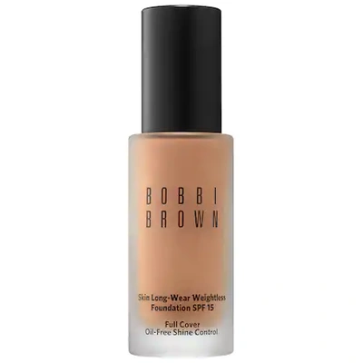 Shop Bobbi Brown Skin Long-wear Weightless Foundation Spf 15 Cool Golden 6.25 1 oz/ 30 ml