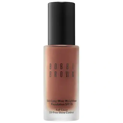 Shop Bobbi Brown Skin Long-wear Weightless Liquid Foundation With Broad Spectrum Spf 15 Sunscreen Cool Walnut (c-096)