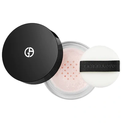 Shop Giorgio Armani Beauty Micro-fil Loose Highlighting Powder Pink Light 0.53 oz/ 15 G