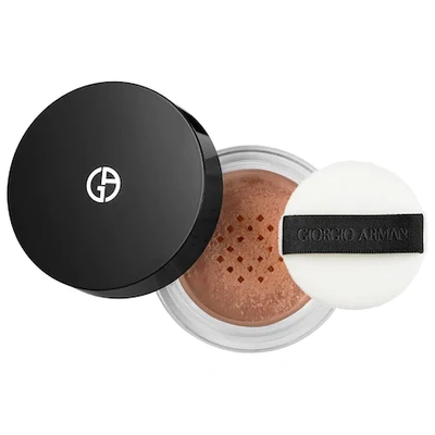 Shop Giorgio Armani Beauty Micro-fil Loose Highlighting Powder Bronze Light 0.53 oz/ 15 G
