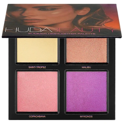 Shop Huda Beauty 3d Highlighter Palette - Summer Solstice