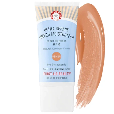 Shop First Aid Beauty Ultra Repair® Tinted Moisturizer Broad Spectrum Spf 30 Medium 1 oz/ 30 ml