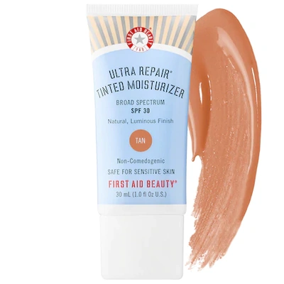 Shop First Aid Beauty Ultra Repair® Tinted Moisturizer Broad Spectrum Spf 30 Tan 1 oz/ 30 ml