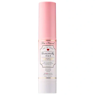 Too Faced Mini Hangover 3-in-1 Replenishing Primer & Setting Spray 1 oz/ 30 ml