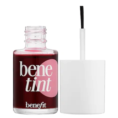 Shop Benefit Cosmetics Benetint Liquid Lip Blush & Cheek Tint Benetint 0.33 oz / 10 G In Rose-tinted