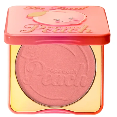 Shop Too Faced Papa Don't Peach Blush 0.32 oz/ 9.0 G