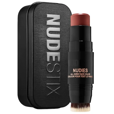 Shop Nudestix Nudies Matte Cream Bronzer Deep Maple, Eh 0.25 oz/ 7 G