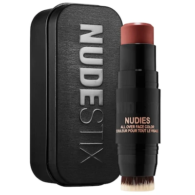 Nudestix Nudies Matte All Over Face Blush & Bronze In Deep Maple, Eh