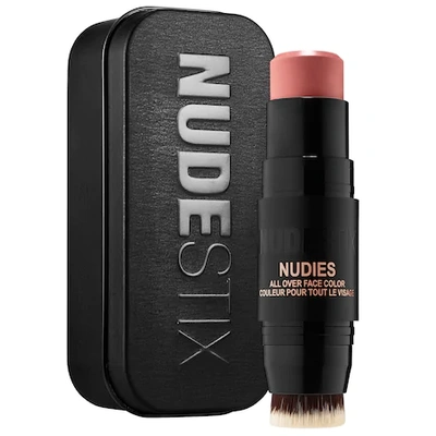 Shop Nudestix Nudies Cream Blush All-over-face Color Bare Back 0.25 oz/ 7 G