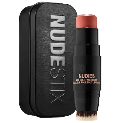 Shop Nudestix Nudies Cream Blush All-over-face Color In The Nude 0.25 oz/ 7 G