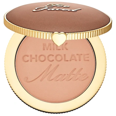 Too Faced Chocolate Soleil Matte Bronzer Milk Chocolate 0.28 oz/ 8 G