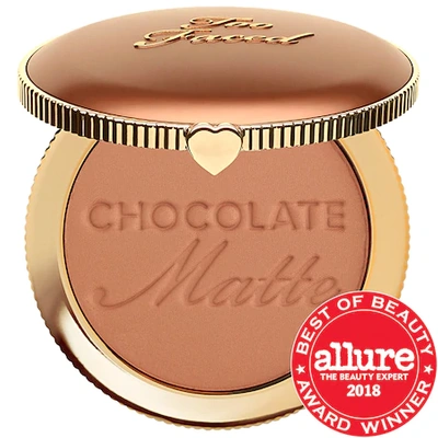 Shop Too Faced Chocolate Soleil Matte Bronzer Chocolate Soleil 0.28 oz/ 8 G