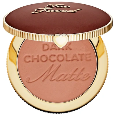 Shop Too Faced Chocolate Soleil Matte Bronzer Dark Chocolate 0.28 oz/ 8 G