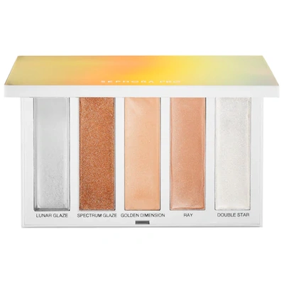Shop Sephora Collection Sephora Pro Dimensional Face Highlighting Palette Warm 5 X 0.17 oz/ 5g