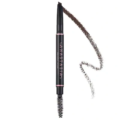 Anastasia Beverly Hills Brow Definer 3-in-1 Triangle Tip Easy Precision Eyebrow Pencil Dark Brown 0.007 oz/ 0.2 G In Dark Brown