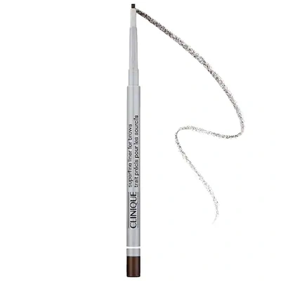 Shop Clinique Superfine Liner For Brows Pencil Deep Brown 0.002 oz/ 0.056 G