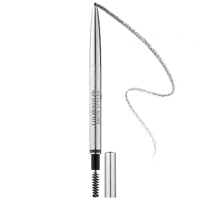 Shop Dior Show Brow Styler Ultra-fine Precision Brow Pencil 004 Black 0.003 oz/ 0.085 G