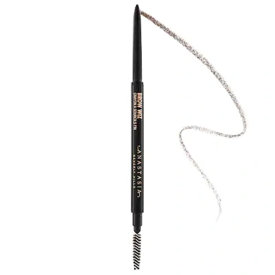 Shop Anastasia Beverly Hills Brow Wiz Ultra-slim Precision Brow Pencil Medium Brown 0.003 oz/ 0.085 G