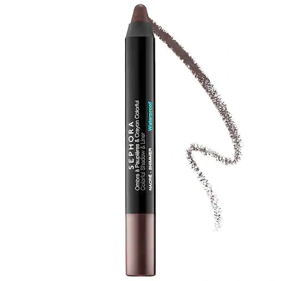 Shop Sephora Collection Sephora Colorful® Waterproof Eyeshadow & Eyeliner Multi-stick 22 Dark Taupe Shimmer