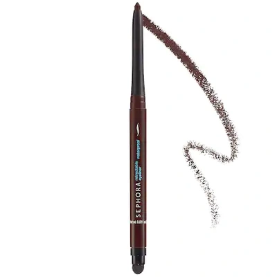 Shop Sephora Collection Retractable Waterproof Eyeliner 10 Matte Brown Black