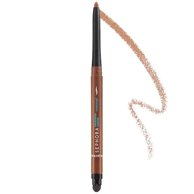 Shop Sephora Collection Retractable Waterproof Eyeliner 12 Glitter Copper