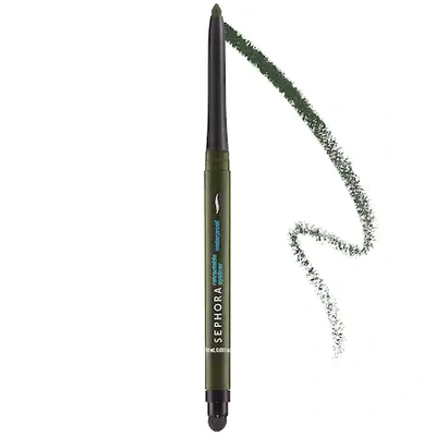 Shop Sephora Collection Retractable Waterproof Eyeliner 14 Matte Moss
