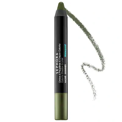 Shop Sephora Collection Colorful Shadow & Liner 25 Green Shimmer