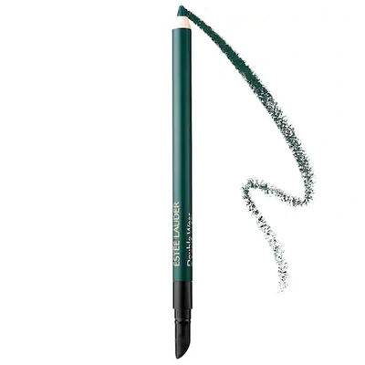 Shop Estée Lauder Double Wear Stay-in-place Eye Pencil 07 Emerald Volt 0.04 oz / 1.2 G