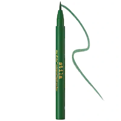 Shop Stila Stay All Day&reg; Waterproof Liquid Eye Liner Emerald 0.016 oz/ 0.5 ml