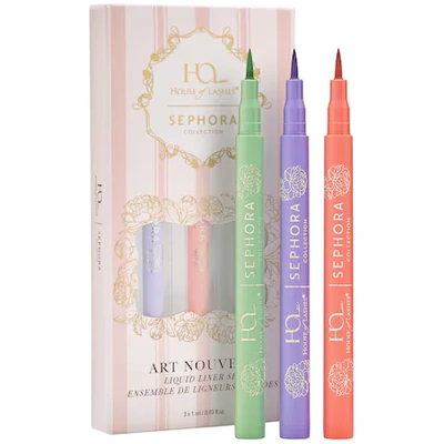 Shop Sephora Collection House Of Lashes® X  Art Nouveau Liquid Liner Set Art Nouveau Liquid Liner Set