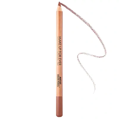 Make Up For Ever Artist Color Pencil Longwear Lip Liner 600 Anywhere Caffeine 0.04 oz / 1.41 G In 600 Anywhere Caffeine
