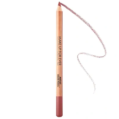 Make Up For Ever Artist Color Pencil Longwear Lip Liner 604 Up & Down Tan 0.04 oz / 1.41 G In 604 Up & Down Tan