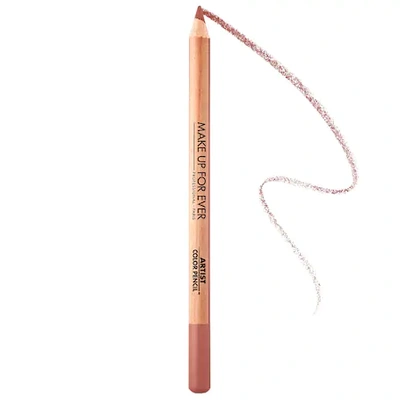 Shop Make Up For Ever Artist Color Pencil Longwear Lip Liner 602 Completely Sepia 0.04 oz / 1.41 G