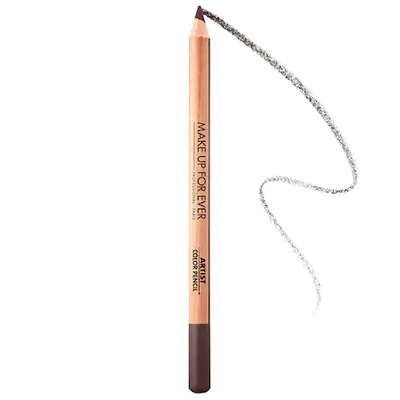Shop Make Up For Ever Artist Color Pencil Brow, Eye & Lip Liner 612 Dimension Dark Brown 0.04 / 1.41
