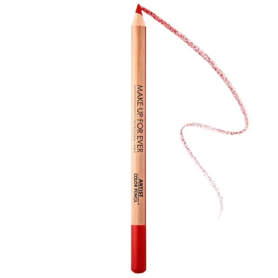 Shop Make Up For Ever Artist Color Pencil: Eye, Lip & Brow Pencil 710 Perpetual Fire 0.04 oz/ 1.41 G