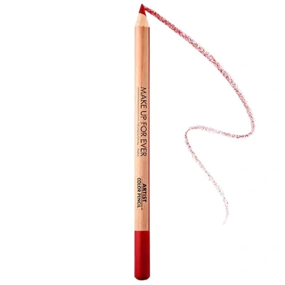 Shop Make Up For Ever Artist Color Pencil: Eye, Lip & Brow Pencil 712 Either Cherry 0.04 oz/ 1.41 G