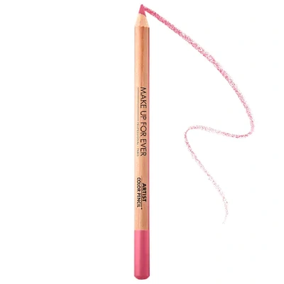 Shop Make Up For Ever Artist Color Pencil: Eye, Lip & Brow Pencil 806 Go Ahead Pink 0.04 oz/ 1.41 G
