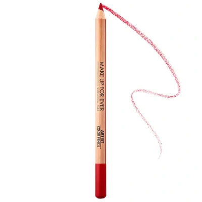 Shop Make Up For Ever Artist Color Pencil Brow, Eye & Lip Liner 714 Full Red 0.04 oz/ 1.41 G