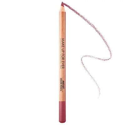 Shop Make Up For Ever Artist Color Pencil Brow, Eye & Lip Liner 808 Boundless Berry 0.04 oz/ 1.41 G