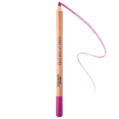 Shop Make Up For Ever Artist Color Pencil: Eye, Lip & Brow Pencil 900 All Over Magenta 0.04 oz/ 1.41 G