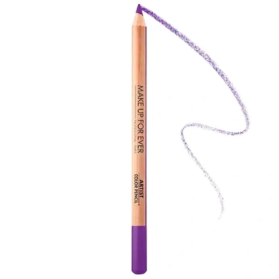 Shop Make Up For Ever Artist Color Pencil: Eye, Lip & Brow Pencil 902 Versatile Violet 0.04 oz/ 1.41 G