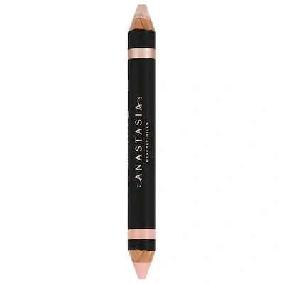 Shop Anastasia Beverly Hills Highlighting Duo Pencil Matte Camille / Sand Shimmer 0.18 oz/ 5 G