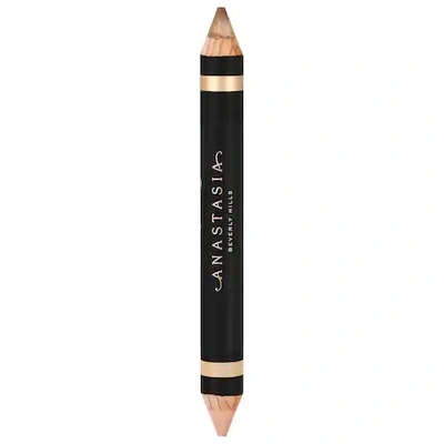 Shop Anastasia Beverly Hills Highlighting Duo Pencil Matte Shell / Lace Shimmer 0.18 oz/ 5 G