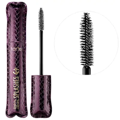 Tarte Lights, Camera, Splashes Waterproof Mascara Black 0.24 oz/ 7 ml In Black