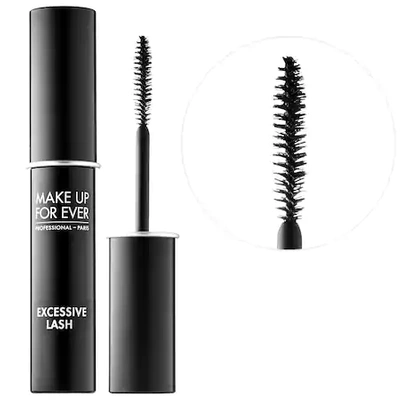 Shop Make Up For Ever Excessive Lash Arresting Volume Mascara Black 0.28 oz/ 8.5 ml