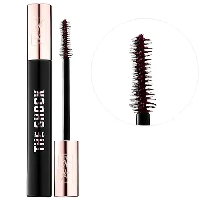 Shop Saint Laurent The Shock Volumizing Mascara 3 Rough Burgundy 0.28 oz/ 8.2 ml