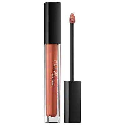 Shop Huda Beauty Lip Strobe Metallic Gloss Foxy