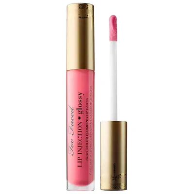 Shop Too Faced Lip Injection Glossy Let's Flamingle 0.14 oz/ 4.14 ml
